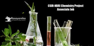CSIR-NBRI Project Associate Job - MSc Chemistry Candidates Apply