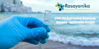 CSIR-NIO R&D Project Associate Vacancy - Application Details