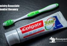 Colgate Chemistry Associate Scientist Vacancy - Apply Online