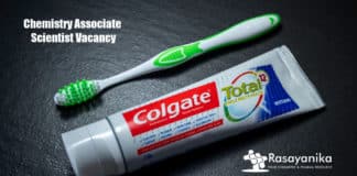 Colgate Chemistry Associate Scientist Vacancy - Apply Online