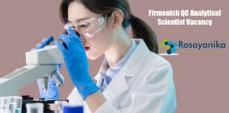 Firmenich QC Analytical Scientist Vacancy - Apply Online