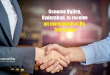 Genome Valley, Hyderabad, to receive an investment of Rs. 700 crores, from pharma companies.