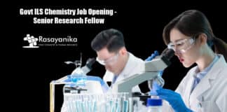 Govt ILS Chemistry Job Opening - Senior Research Fellow