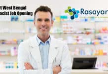 Govt West Bengal Pharmacist Job Opening - Application Details