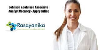Johnson & Johnson Associate Analyst Vacancy - Apply Online