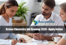 Kraton Chemistry Job Opening 2020 - Apply Online