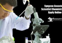 Syngene Associate Scientist Chemistry Job - Apply Online