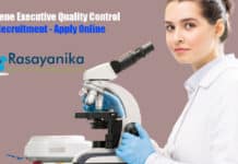 Syngene Executive Quality Control Recruitment - Apply Online