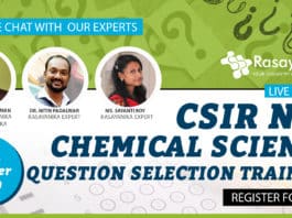 CSIR Chemical Science Question