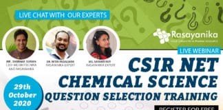 CSIR Chemical Science Question