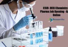 CSIR- IICB Chemistry & Pharma Job Opening - Apply Online