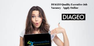 DIAGEO Quality Executive Job Vacancy - Apply Online