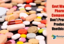 Govt warns pharma companies