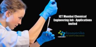 ICT Mumbai Chemical Engineering Job - Applications Invited