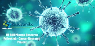 IIT BHU Pharma Research Fellow Job - Applications Invited