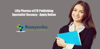 Lilly Pharma eCTD Publishing Specialist Vacancy - Apply Online