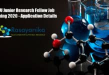 NEHU Junior Research Fellow Job Opening 2020 - Application Details