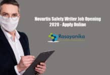 Novartis Safety Writer Job Opening 2020 - Apply Online