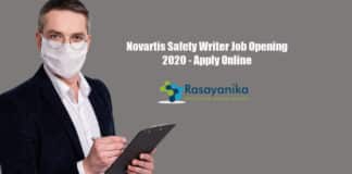 Novartis Safety Writer Job Opening 2020 - Apply Online