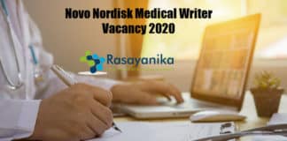 Novo Nordisk Medical Writer Vacancy 2020 - Apply Online