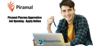 Piramal Pharma Apprentice Job Opening - Apply Online