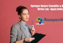 Springer Nature Scientific & Medical Writer Job - Apply Online