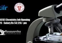 TIFR-HBCSE Chemistry Job Opening 2020 - Salary Rs 54,126/- pm