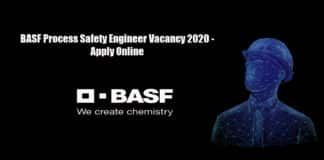 BASF Process Safety Engineer Vacancy 2020 - Apply Online