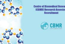 Centre of Biomedical Research (CBMR) Research Associate Recruitment