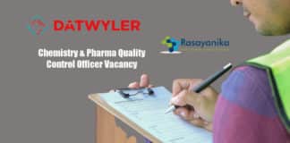 Datwyler Quality Control Officer Vacancy - Apply Online