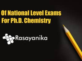 PhD Chemistry National Exams