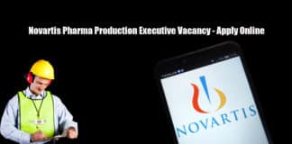 Novartis Pharma Production Executive Vacancy - Apply Online