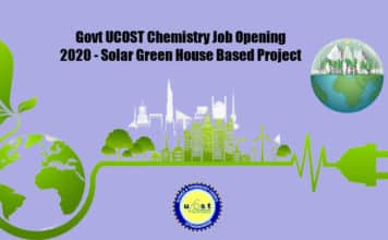 Govt UCOST Chemistry Job Opening 2020 – JRF & SRF Post Govt UCOST Chemistry Job Opening 2020 - JRF & SRF Post