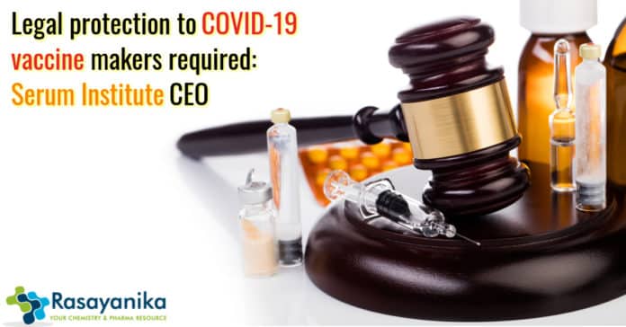 Legal protection to vaccine makers