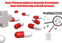 Junior Pharmacovigilance Associate Recruitment - Baba Farid University of Health Sciences