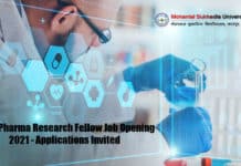 MLSU Pharma Research Fellow Job Opening 2021 - Applications Invited