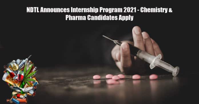 NDTL Announces Internship Program 2021 - Chemistry & Pharma Candidates Apply
