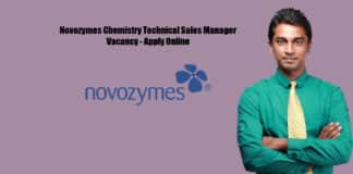 Novozymes Chemistry Technical Sales Manager Vacancy - Apply Online