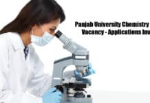 Panjab University Chemistry Fellow Vacancy - Applications Invited