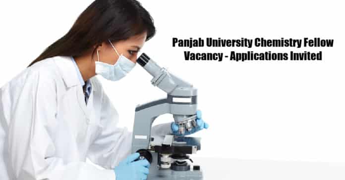 Panjab University Chemistry Fellow Vacancy - Applications Invited