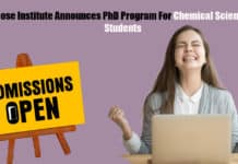 Bose Institute Announces PhD Program For Chemical Science Students