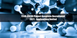 CSIR-CGCRI Project Associate Recruitment 2021 - Applications Invited