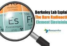 Einsteinium Experiments By Berkeley Lab