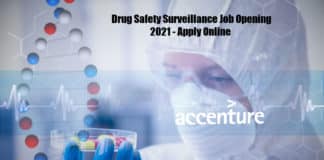 Accenture Drug Safety Surveillance Job Opening 2021 - Apply Online