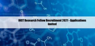 INST Research Fellow Recruitment 2021 - Applications Invited