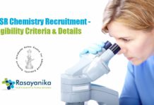 JNCASR Chemistry Recruitment