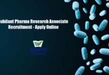 Jubilant Pharma Research Associate Recruitment - Apply Online