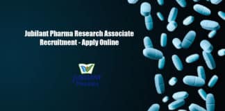 Jubilant Pharma Research Associate Recruitment - Apply Online