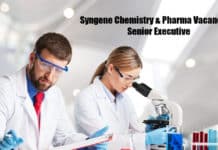 Syngene Chemistry & Pharma Vacancies - Senior Executive