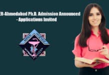 NIPER-Ahmedabad Ph.D. Admission Announced - Applications Invited